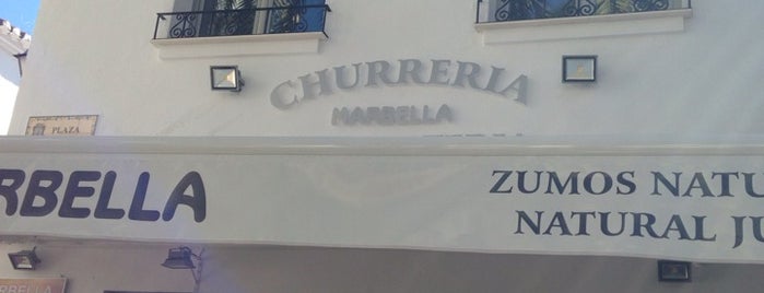 Churrería Marbella - Plaza de la Victoria is one of สถานที่ที่ Jawharah💎 ถูกใจ.