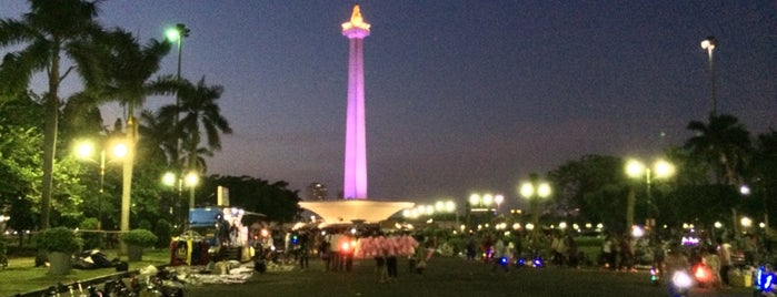 Monumen Nasional (MONAS) is one of Indonesia.
