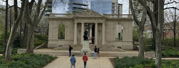 Bronze replicas of Rodin Statuary is one of Philadelphia.