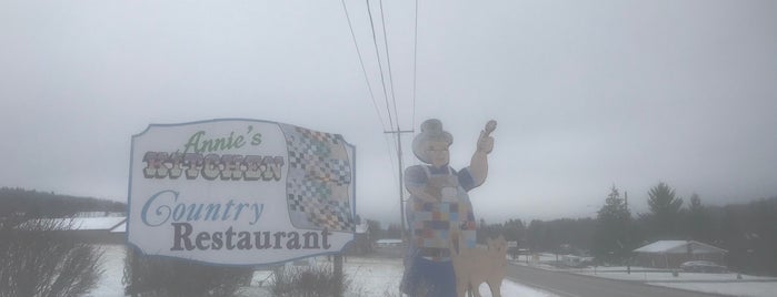 Annie's Country Kitchen is one of Area Highlights for Visitors.