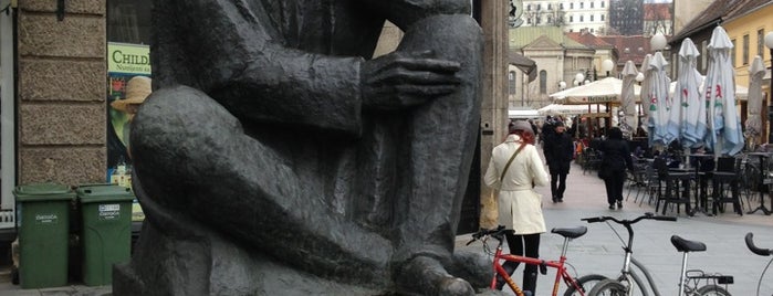 Nikola Tesla's sculpture is one of Croatia, Zagreb.