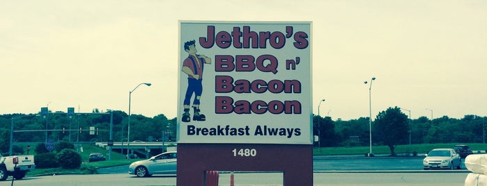 Jethro's BBQ 'n Bacon Bacon is one of Must Eats-Visit-Travels.