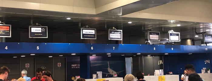 Aegean Check-In Counters is one of Salonica.