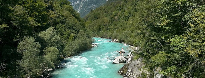 Rafting Soca is one of Slowenien.