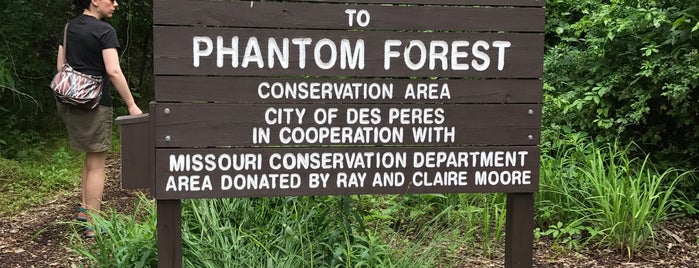 Phantom Forest Conservation Area is one of Parks in St. Louis County MO.