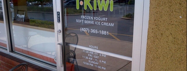 iKiwi Frozen Yogurt is one of สถานที่ที่ Dave ถูกใจ.