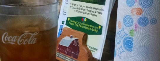 Farm House is one of Best places to eat in/around Cleveland, TN.