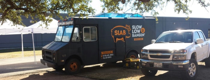 Slab BBQ is one of Food Trucks in Austin.