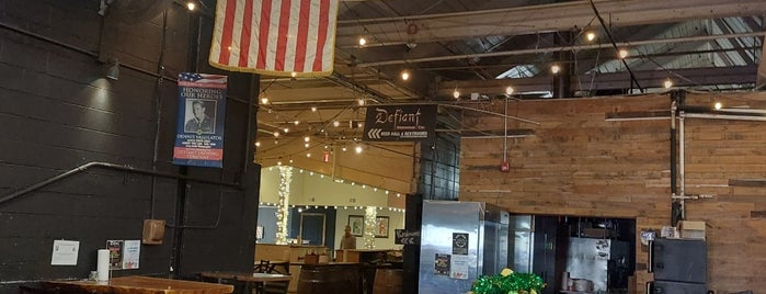 Defiant Brewing Co. is one of Breweries.