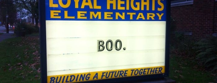 Loyal Heights Elementary School is one of Favorite Great Outdoors.