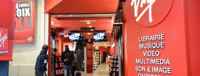 Virgin Megastore is one of Shopping à Rennes.