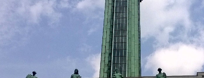 Vyhlídková věž Nová radnice is one of Moravsko-slezské rozhledny.