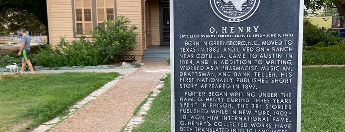 O. Henry House and Museum is one of Austin and San Antonio.