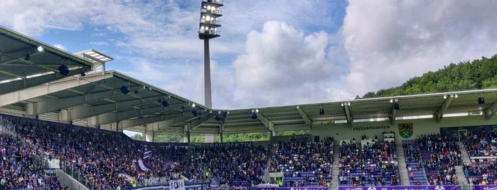 Erzgebirgsstadion is one of Orte, die Lover gefallen.
