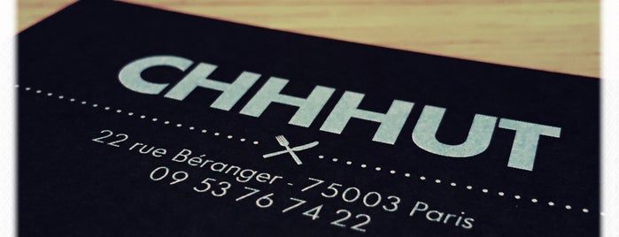 Chhhut is one of Restaurants & bistrots with special atmosphere.