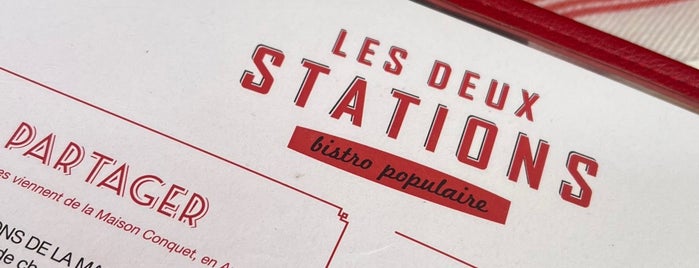 Les Deux Stations is one of Neobistrot & Fooding.