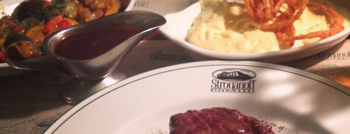 Stroganoff Steak House is one of Lugares favoritos de Мария.