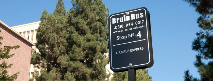 UCLA BruinBus Stop: Molecular Science Bldg/Parking Structure 2 is one of Common.