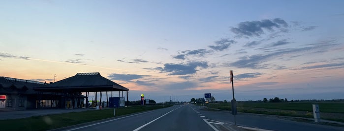 Lithuania - Latvia border crossing is one of Рига.