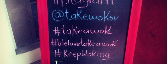 Take A Wok is one of Lugares favoritos de Pam.