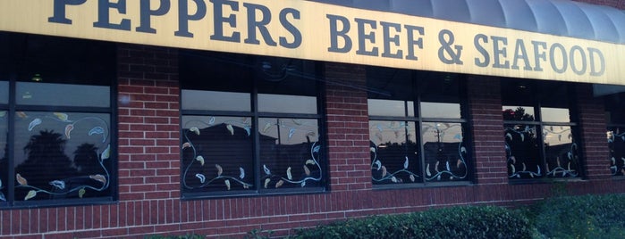 Pepper's Steak and Seafood is one of Christopher's Saved Places.