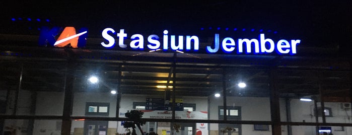 Stasiun Jember is one of Guide To Jember.