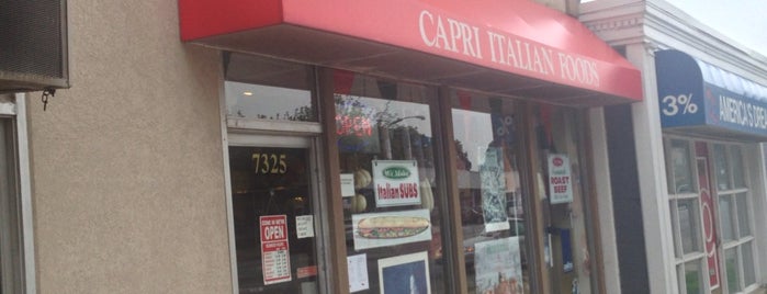 Capri Italian Foods is one of Home.