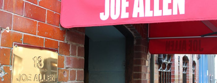 Joe Allen is one of Burgers in London.