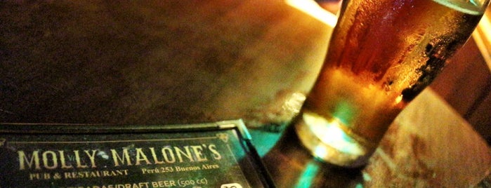 Molly Malone's is one of Cervecerías a visitar.