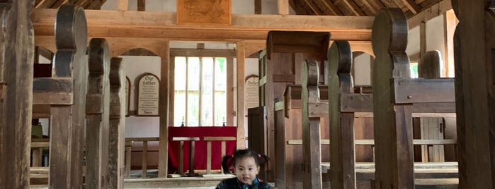 Jamestown Settlement Church is one of Historic Road Trip.
