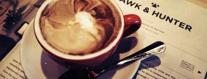Hawk & Hunter is one of 100 cafes.