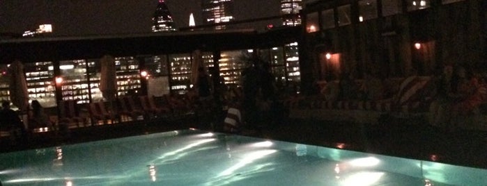Shoreditch House is one of london after dark.