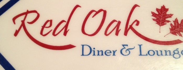 Red Oak Diner & Lounge is one of สถานที่ที่บันทึกไว้ของ Lizzie.