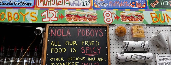 NOLA Poboys is one of New Orleans.