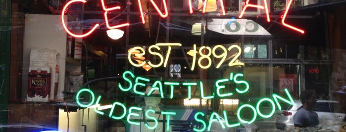 The Central Saloon is one of Seattle Drinking.