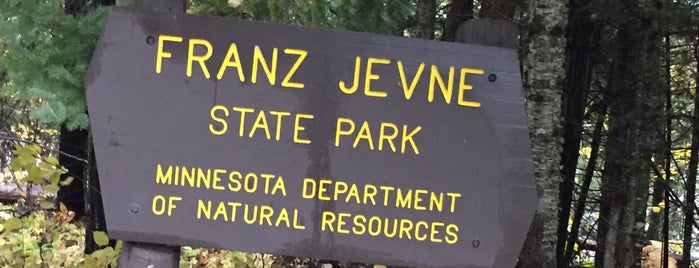 Franz Jevne State Park is one of Minnesota State Parks.