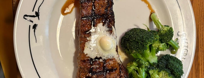 Saltgrass Steak House is one of The 15 Best Places for Beef Tenderloin in Houston.