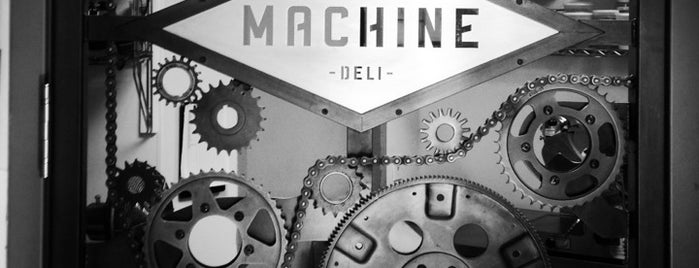 Machine Coffee and Deli is one of For the Love of Caffeine.