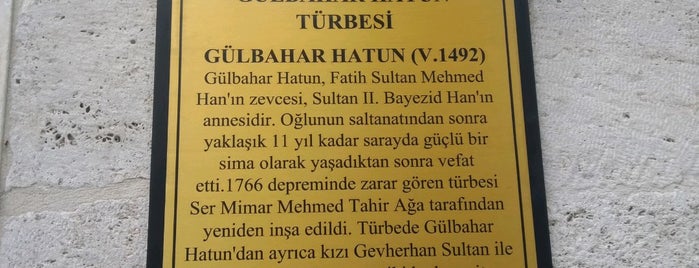 Gülbahar Hatun Türbesi is one of Avrupa | Spiritüel Merkezler.