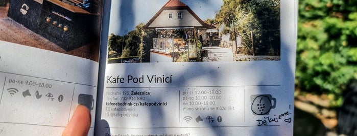 Kafe pod vinicí is one of Kniha Kaváren 2024 ☕️.