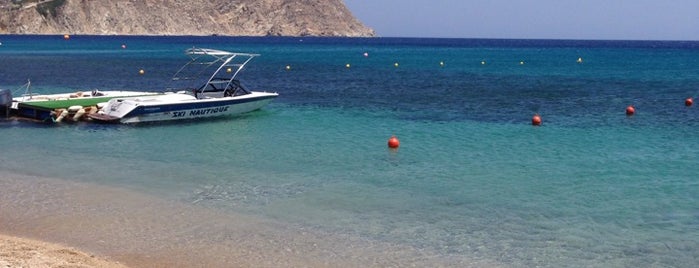 Agrari Beach is one of Swim and See in Mykonos.