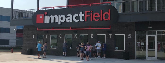 Impact Field is one of Stadiums visited.