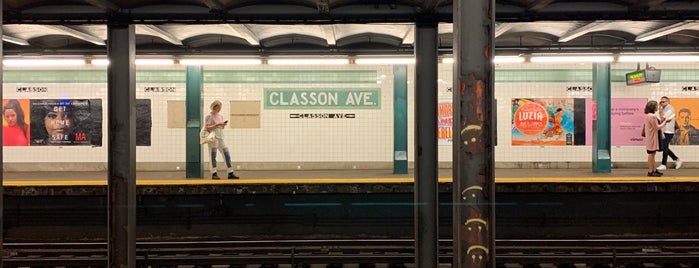 MTA Subway - Classon Ave (G) is one of NYC Skate.