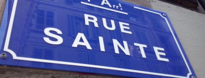 Rue Sainte is one of Marseille.