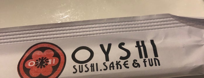 Oyshi Sushi is one of สถานที่ที่บันทึกไว้ของ Lizzie.