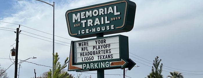 Memorial Trail Ice House is one of Family & Houston.