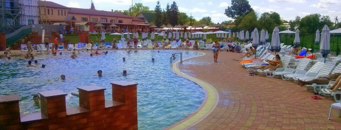 Термальний басейн «Жайворонок» is one of Lugares favoritos de Александра.