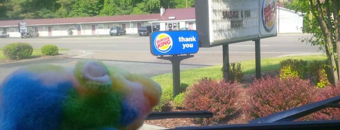 Burger King is one of JT's Checkins.