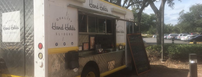 Hand Helds Sliders is one of Austin spots pt. 2.