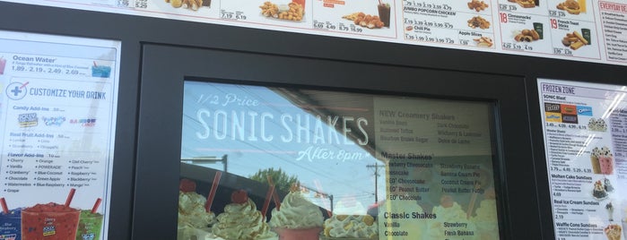 SONIC Drive In is one of Fast Food.